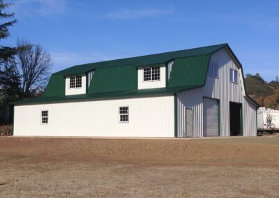 Gambrel green and White 2 1