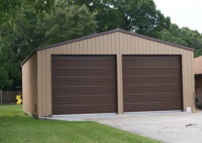 Brown Quick Steel Garage