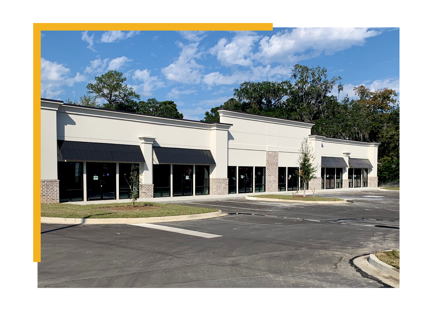 Quick Steel Retail Building Being Built