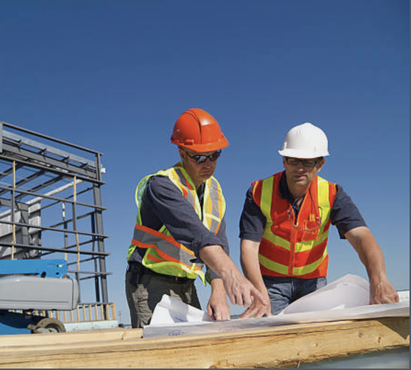 Dealer and or installer looking over plans Dealer and or installer looking over plans