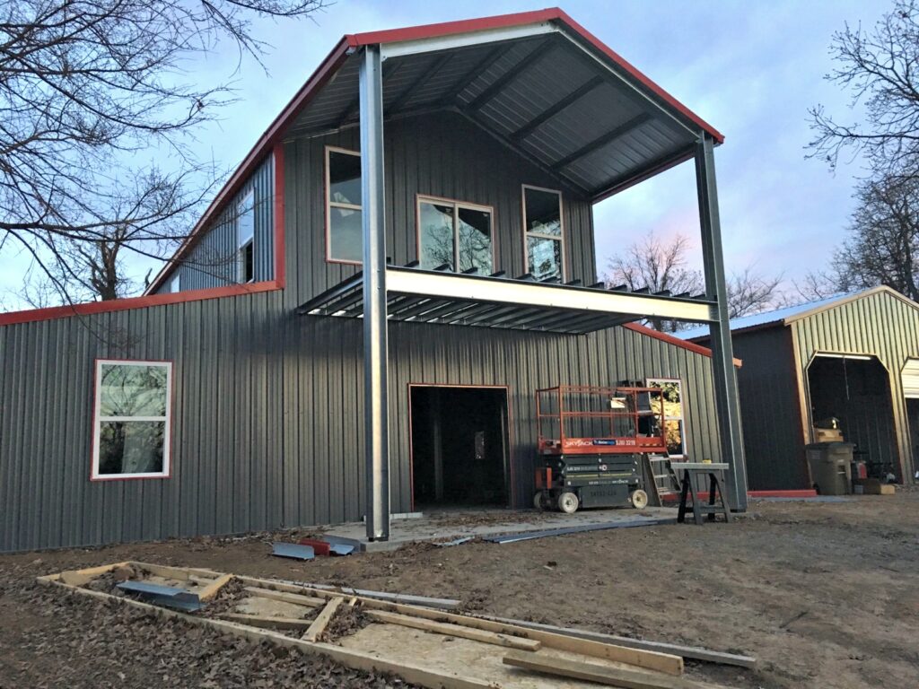 Two story barndominium