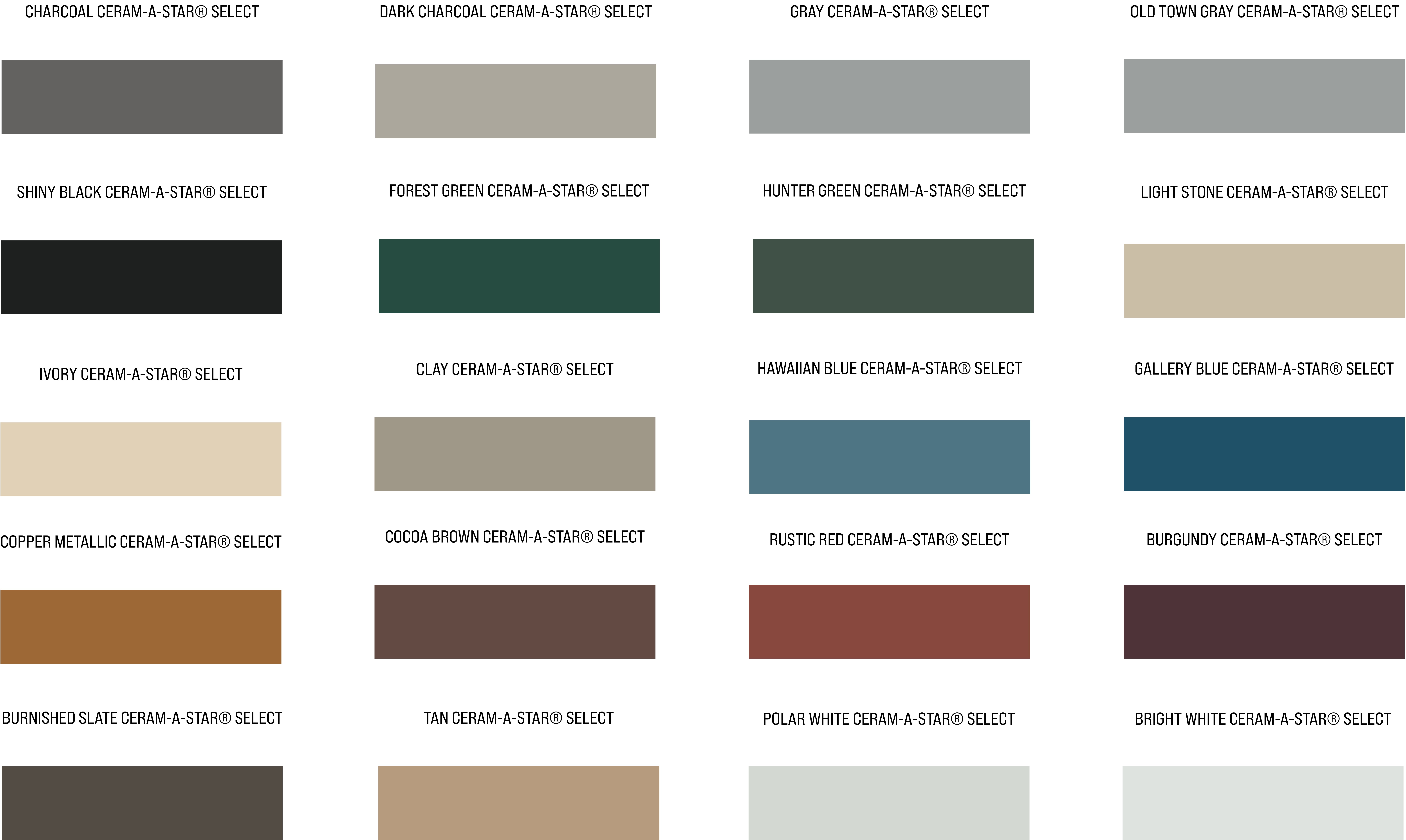 Quicken Wall Panel Color Guide